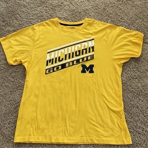 Michigan Go Blue Men’s T-Shirt, Sz XXL